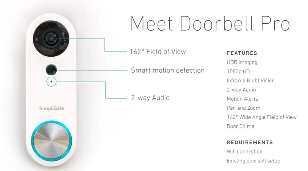 simplisafe doorbell waterproof