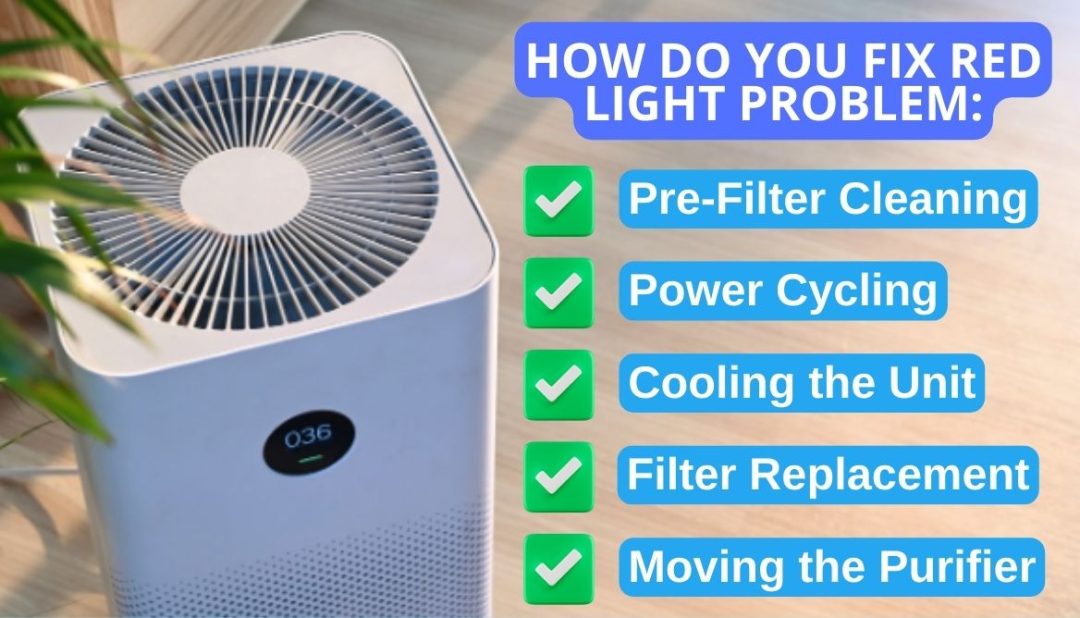 Blue Air Purifier Red Light Error 5 Steps How to Fix This
