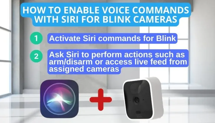 Enabling Voice Commands Using Siri for Blink Cameras