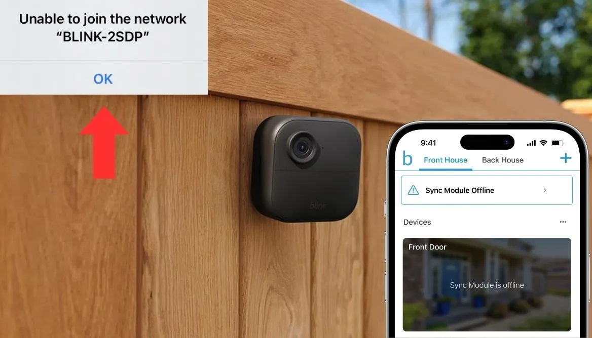 Blink Camera Not Detecting Motion. Camera Unable To Communicate with Sync Module