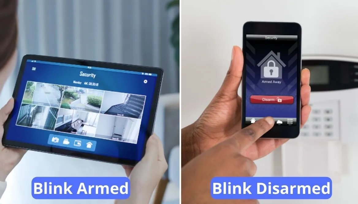 Blink Camera Armed Vs Unarmed - Modern Design